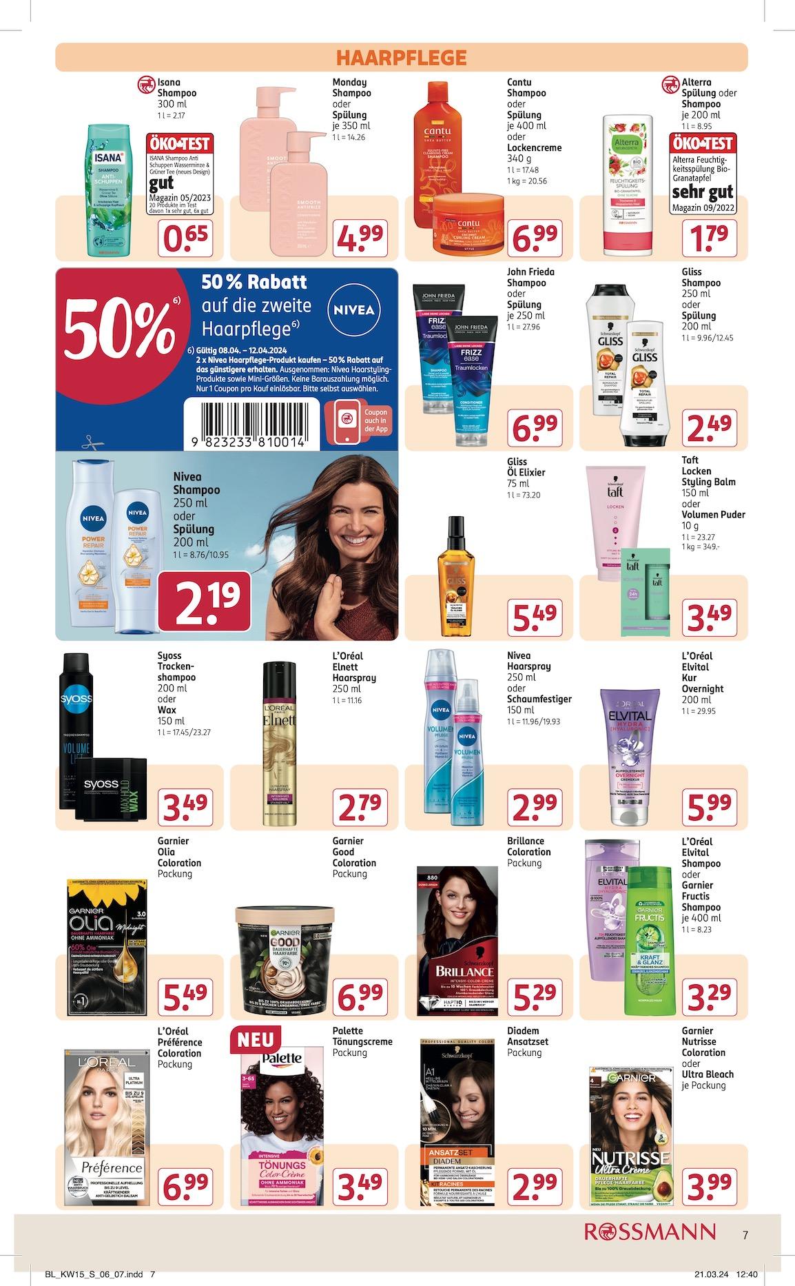 Rossmann Aktueller Prospekt ab Montag Seite 7