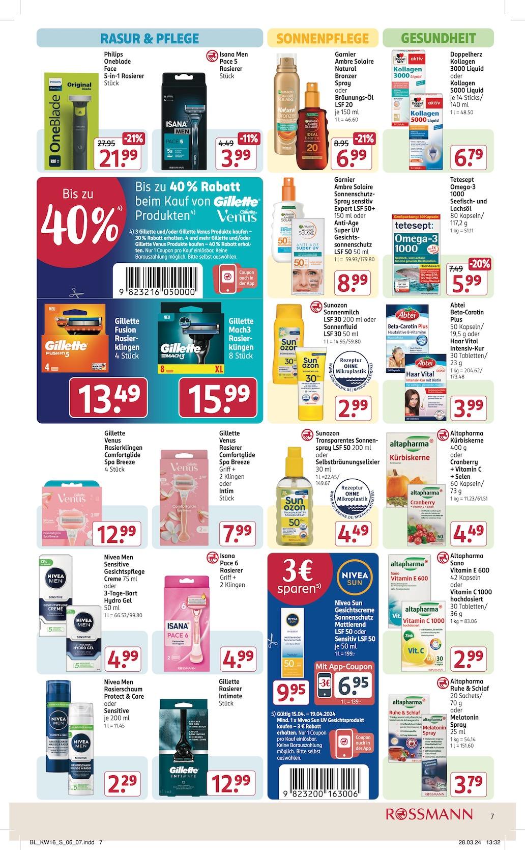 Rossmann Aktueller Prospekt ab Montag Seite 9