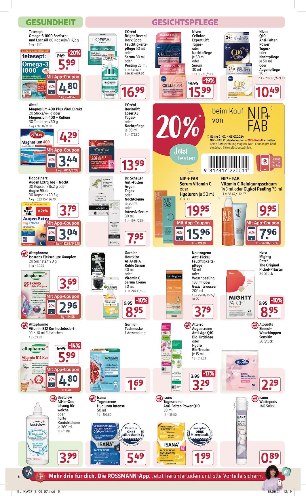 Rossmann Aktueller Prospekt ab Montag Seite 6