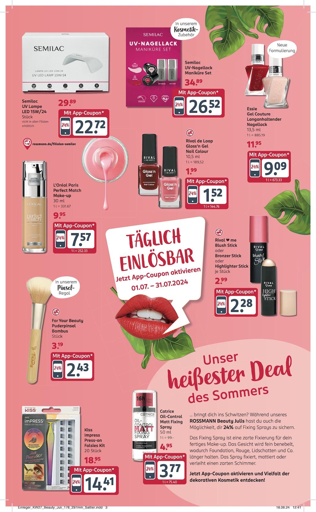 Rossmann Aktueller Prospekt ab Montag Seite 9