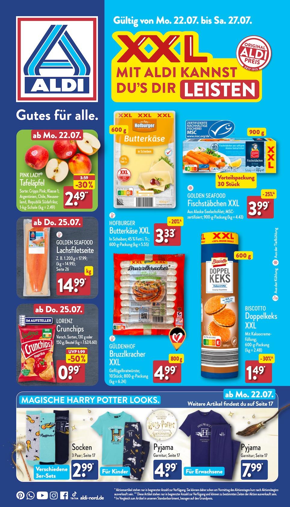 Aldi Aldi Nord Prospekt ab Montag Seite 1