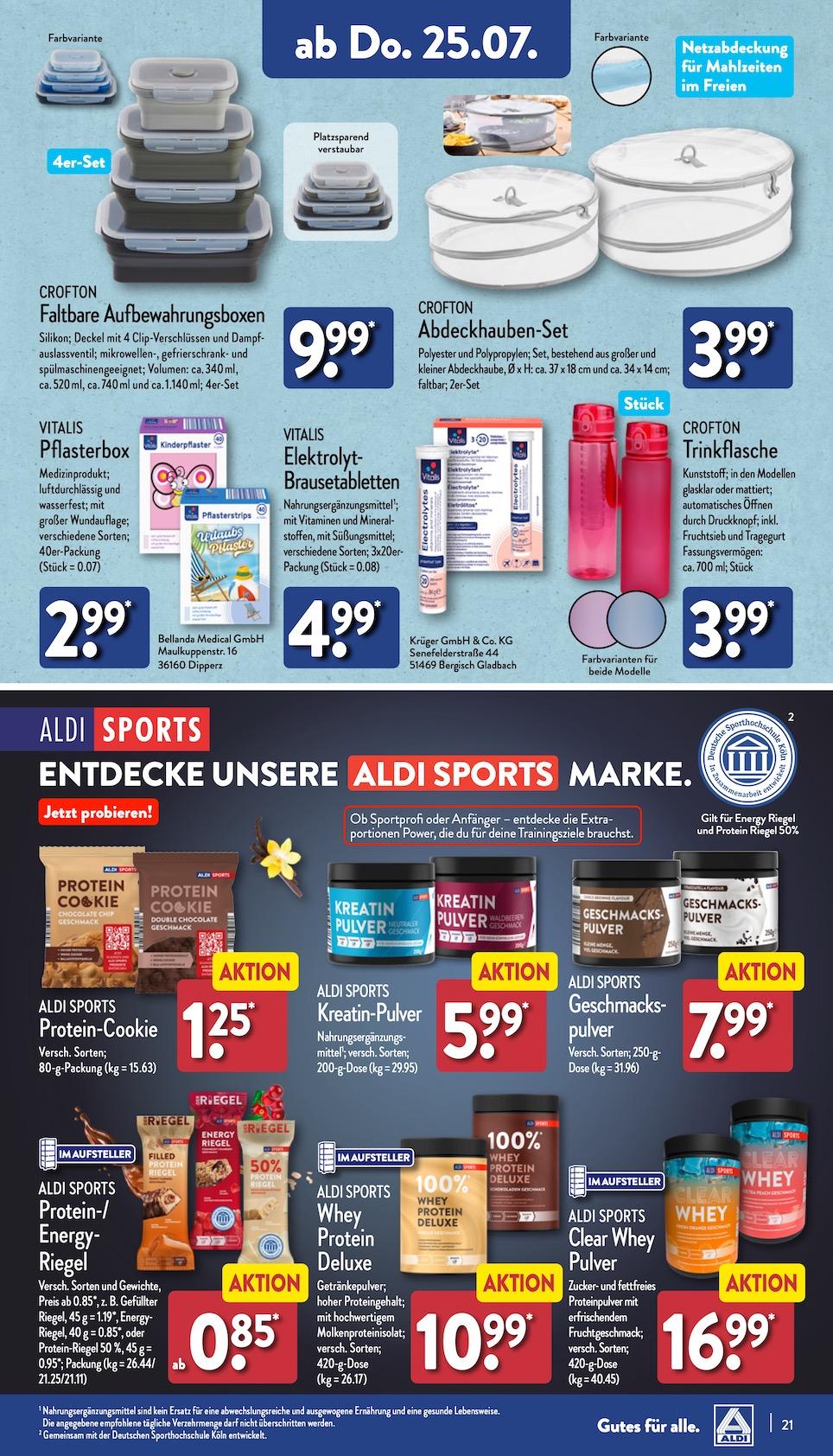 Aldi Aldi Nord Prospekt ab Montag Seite 21