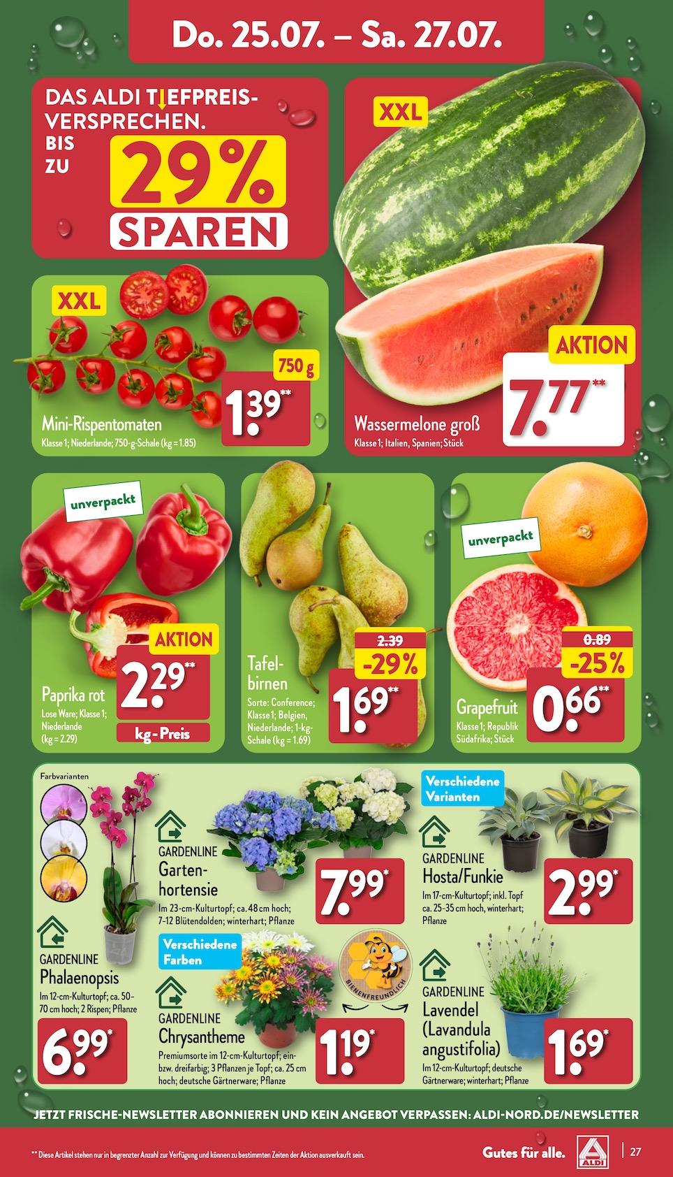 Aldi Aldi Nord Prospekt ab Montag Seite 27