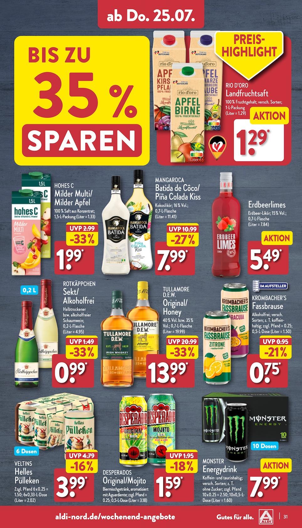 Aldi Aldi Nord Prospekt ab Montag Seite 31