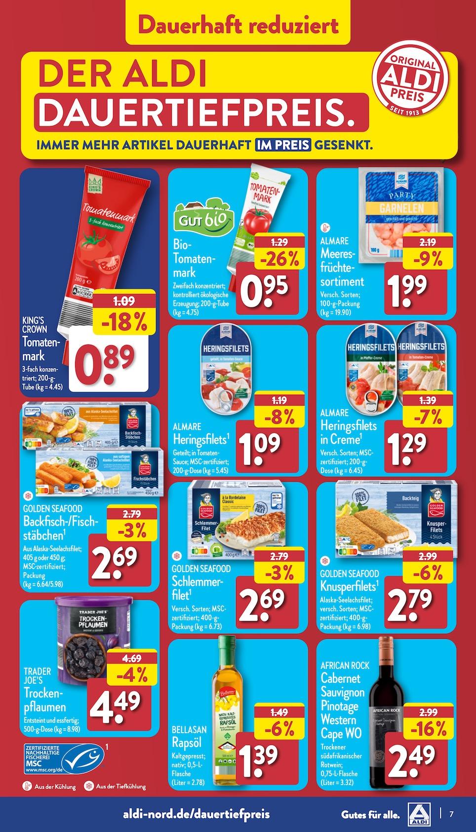 Aldi Aldi Nord Prospekt ab Montag Seite 7