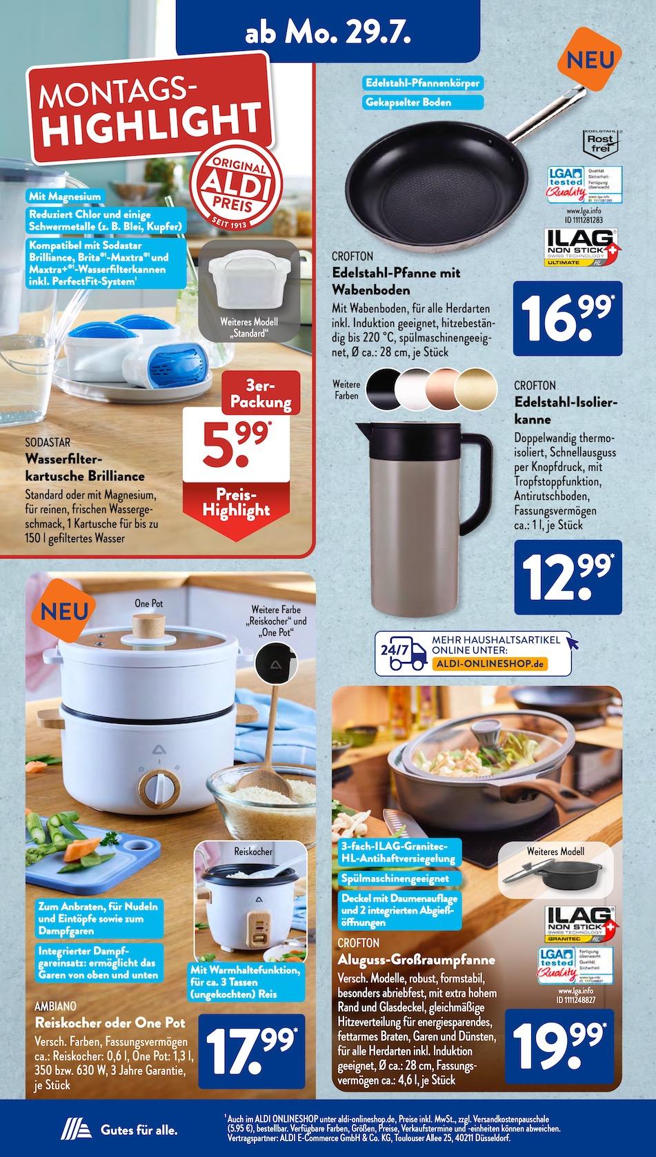 Aldi Aldi Süd Prospekt ab Montag Seite 2