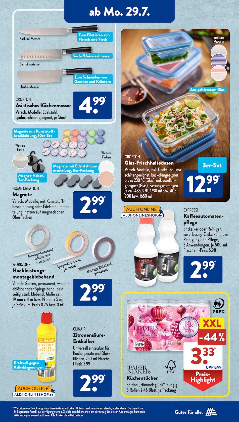Aldi Aldi Süd Prospekt ab Montag Seite 3