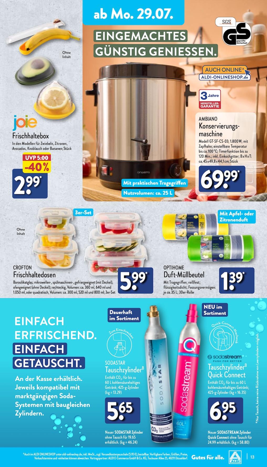 Aldi Aldi Nord Prospekt ab Montag Seite 13