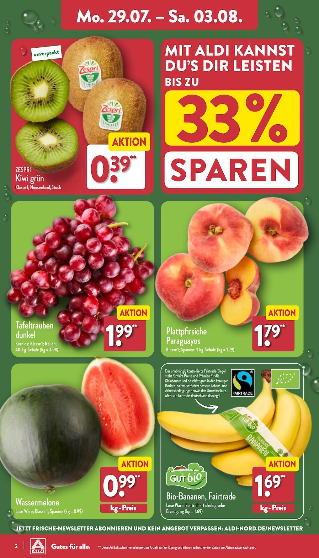 Aldi Aldi Nord Prospekt ab Montag Seite 2