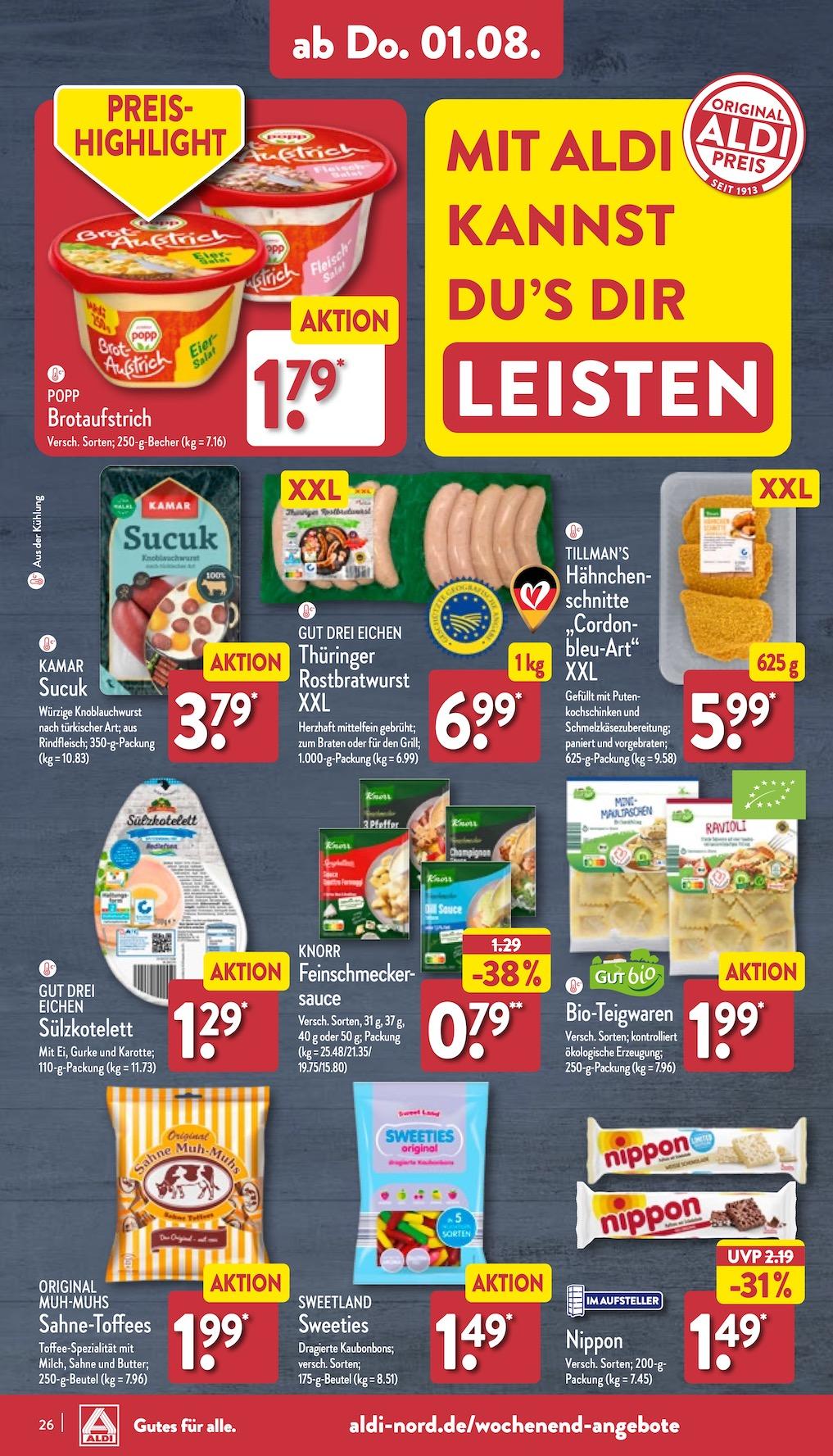 Aldi Aldi Nord Prospekt ab Montag Seite 26