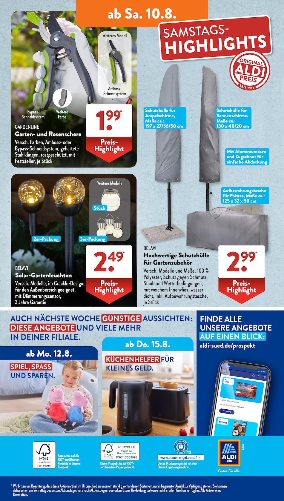 Aldi Aldi Süd Prospekt ab Montag Seite 28