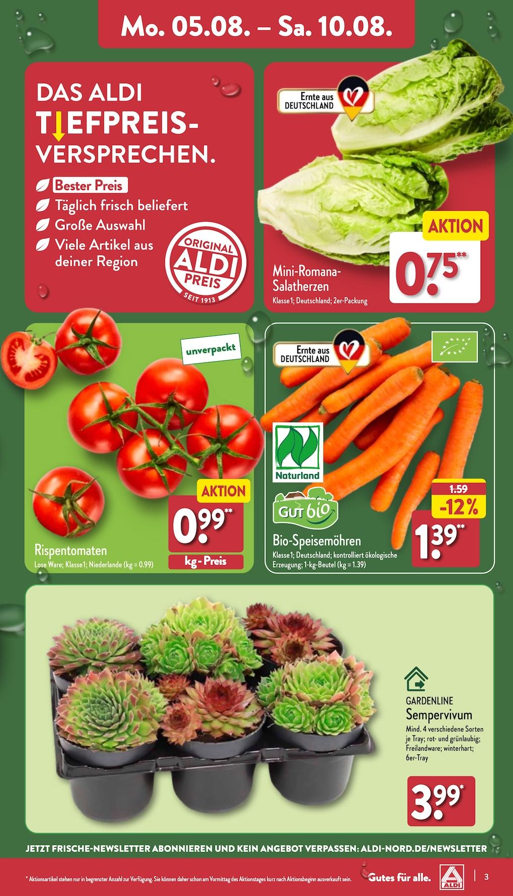 Aldi Aldi Nord Prospekt ab Montag Seite 3