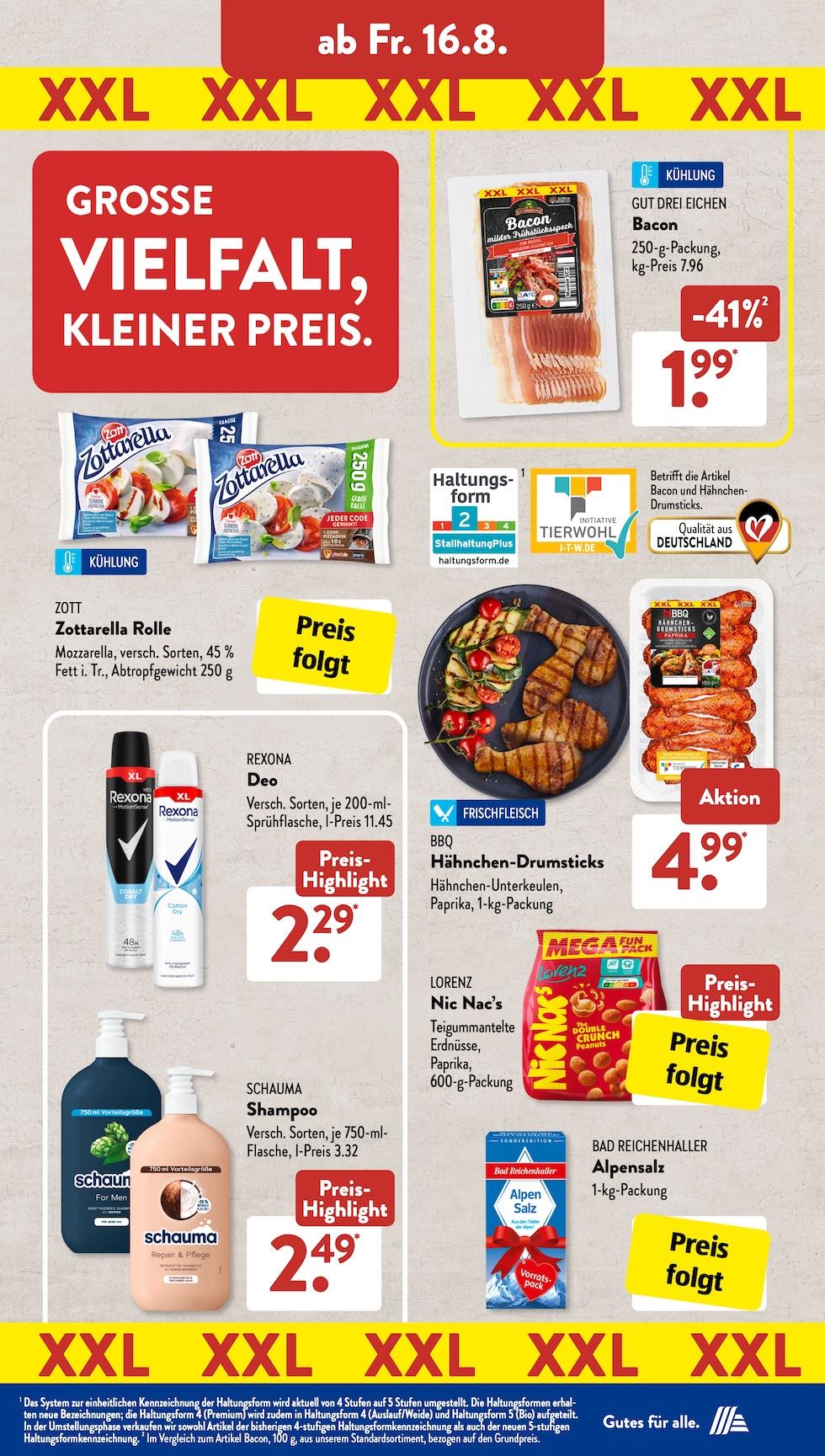 Aldi Aldi Süd Prospekt ab Montag Seite 16