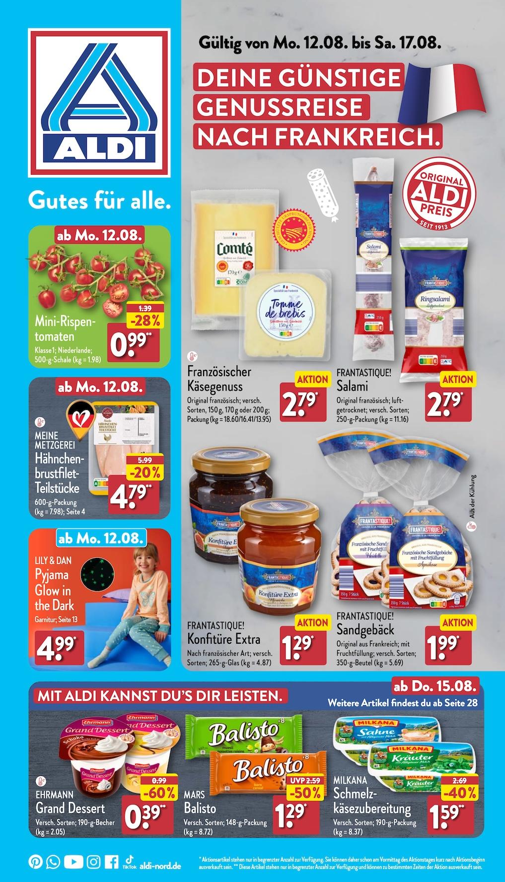Aldi Aldi Nord Prospekt ab Montag Seite 1