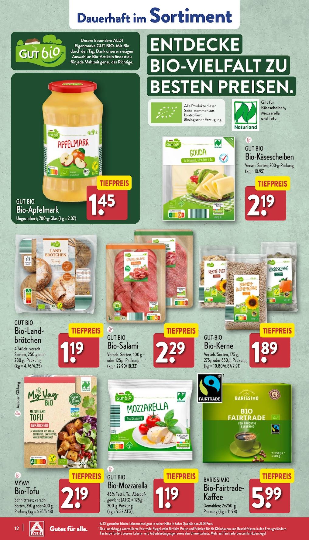 Aldi Aldi Nord Prospekt ab Montag Seite 12