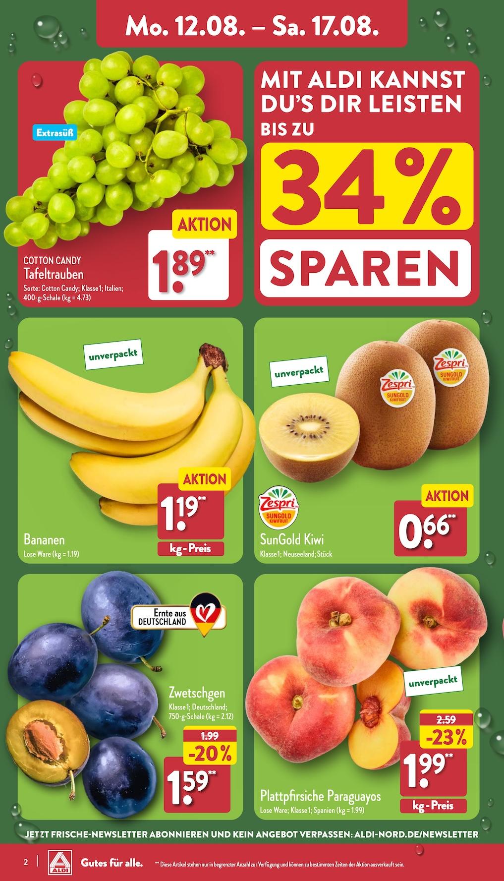 Aldi Aldi Nord Prospekt ab Montag Seite 2