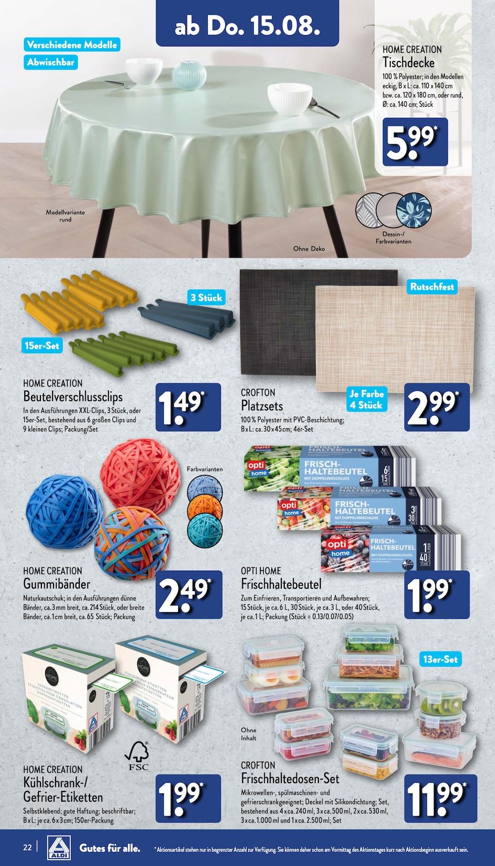 Aldi Aldi Nord Prospekt ab Montag Seite 22