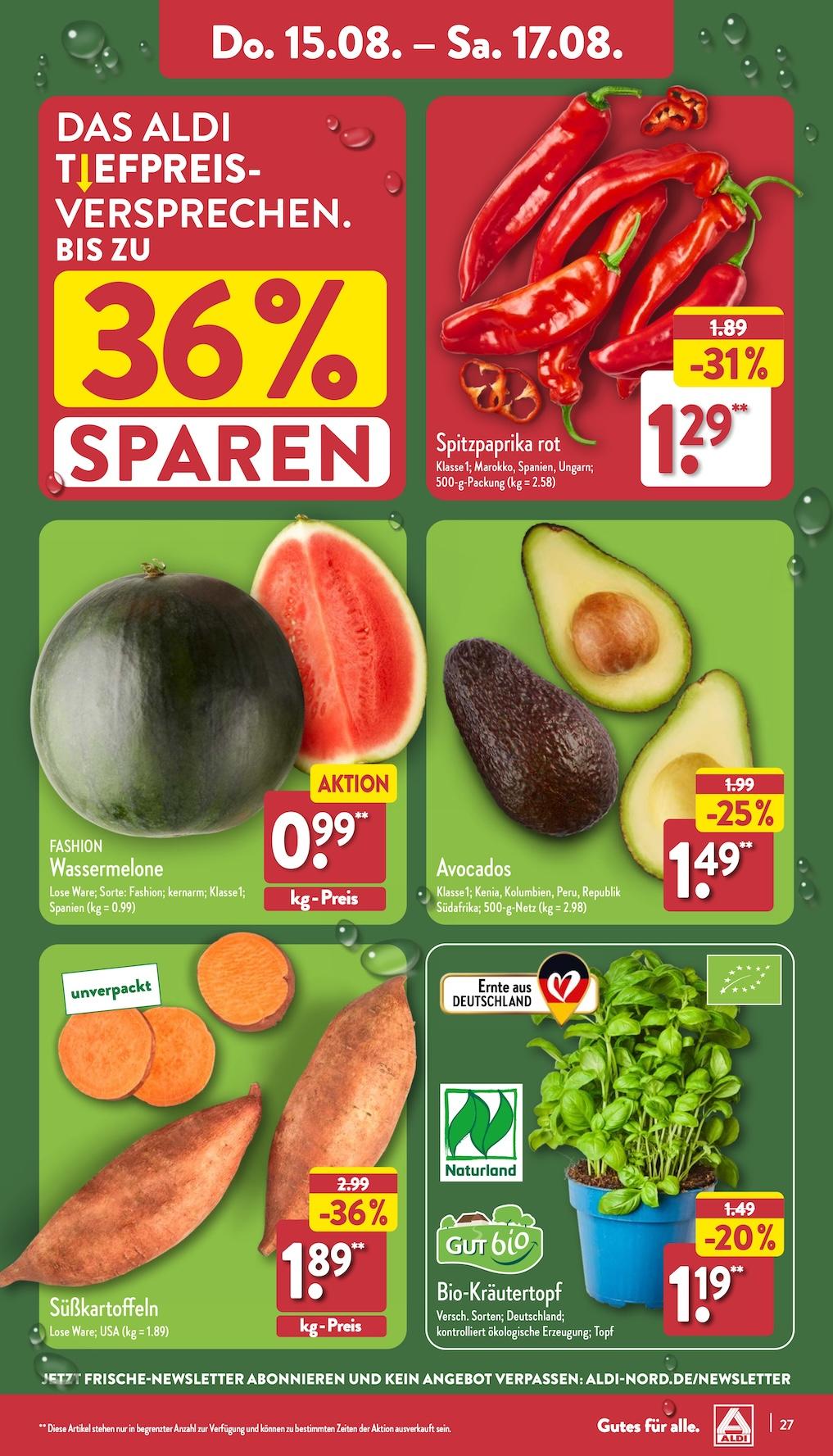 Aldi Aldi Nord Prospekt ab Montag Seite 27