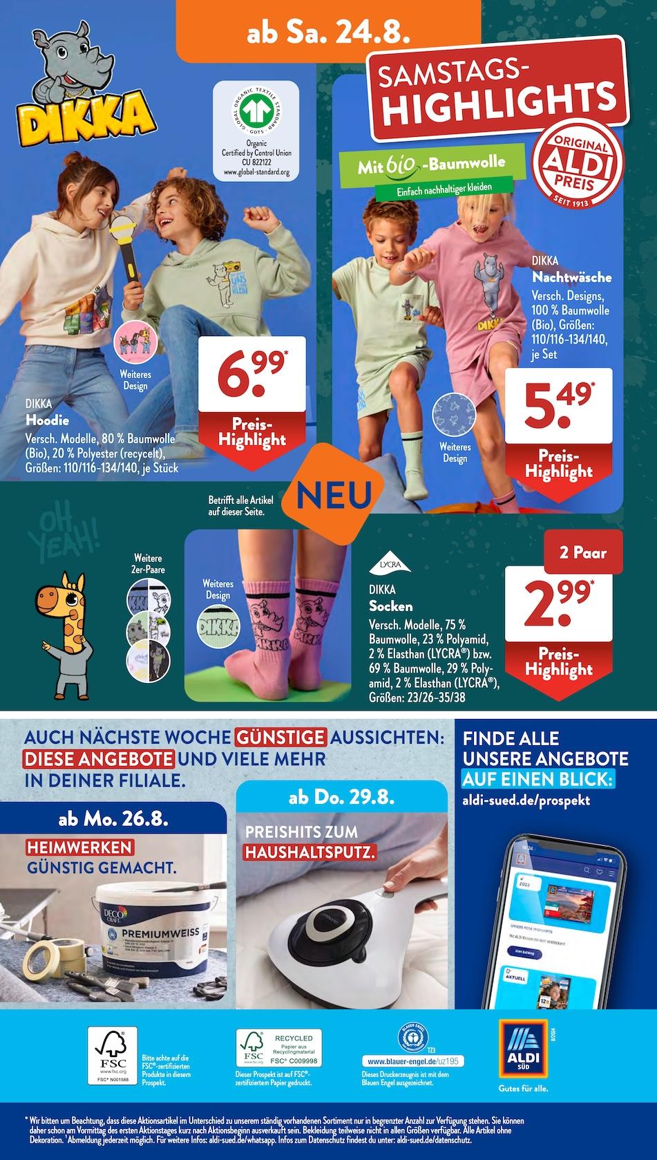 Aldi Aldi Süd Prospekt ab Montag Seite 24