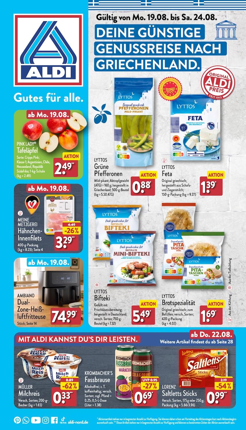 Aldi Aldi Nord Prospekt ab Montag Seite 1