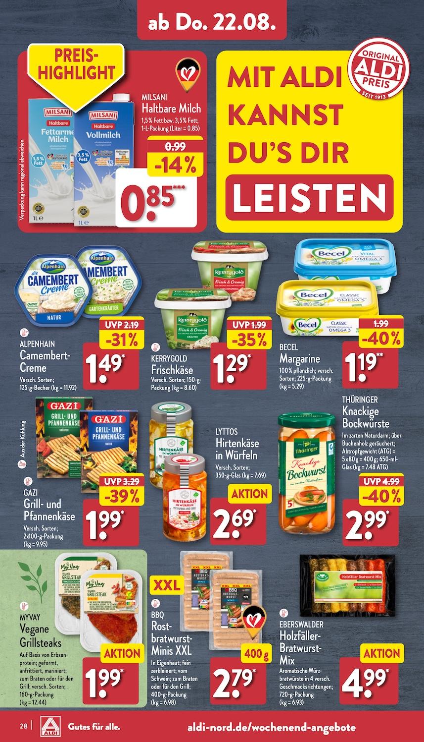 Aldi Aldi Nord Prospekt ab Montag Seite 28