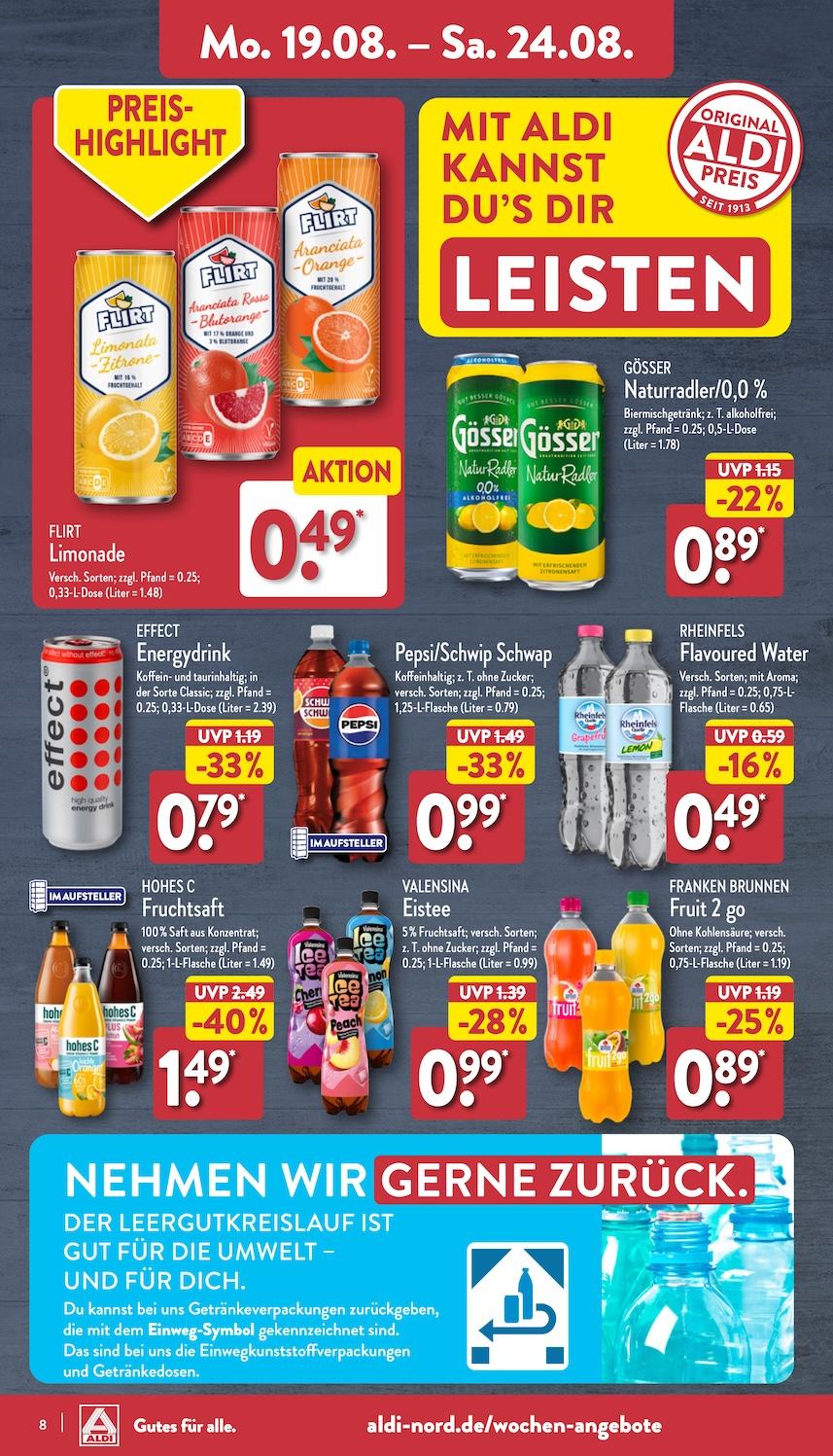Aldi Aldi Nord Prospekt ab Montag Seite 8