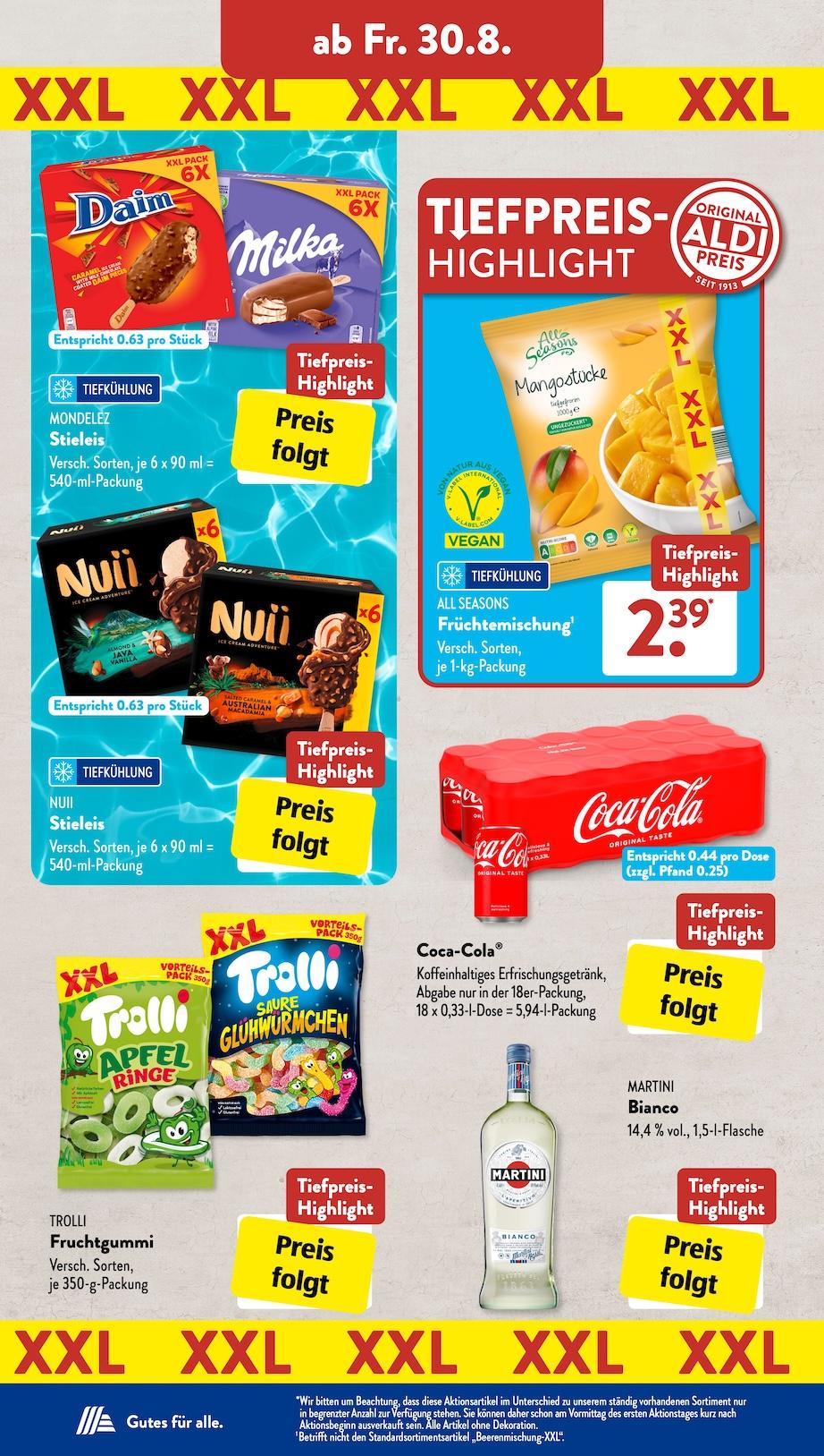 Aldi Aldi Süd Prospekt ab Montag Seite 18