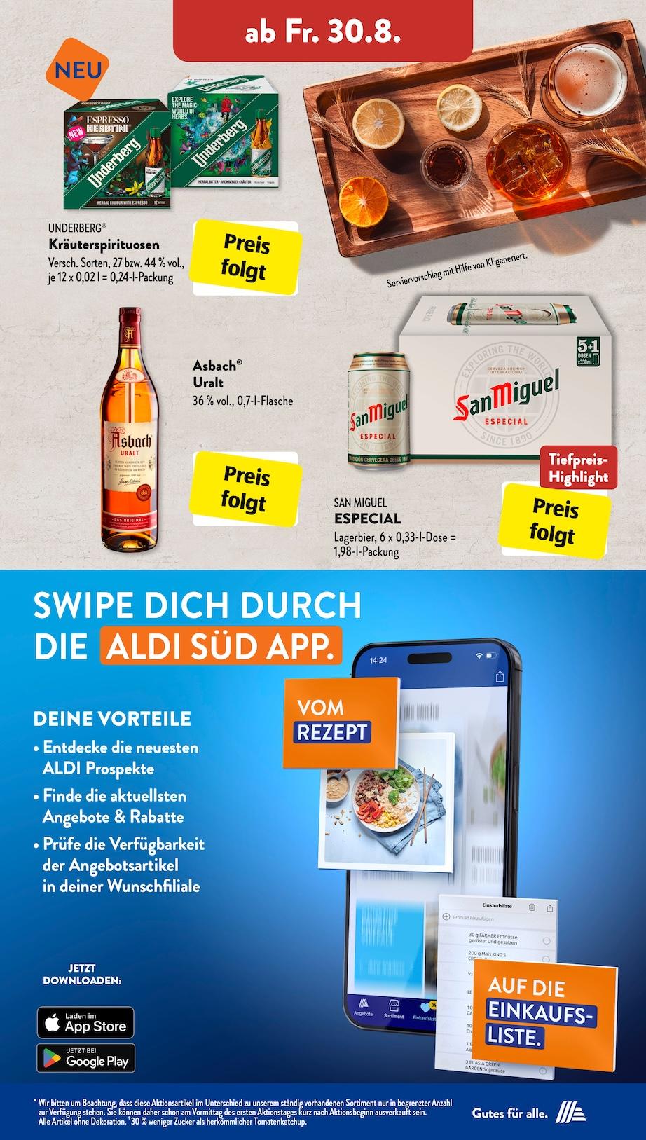 Aldi Aldi Süd Prospekt ab Montag Seite 21
