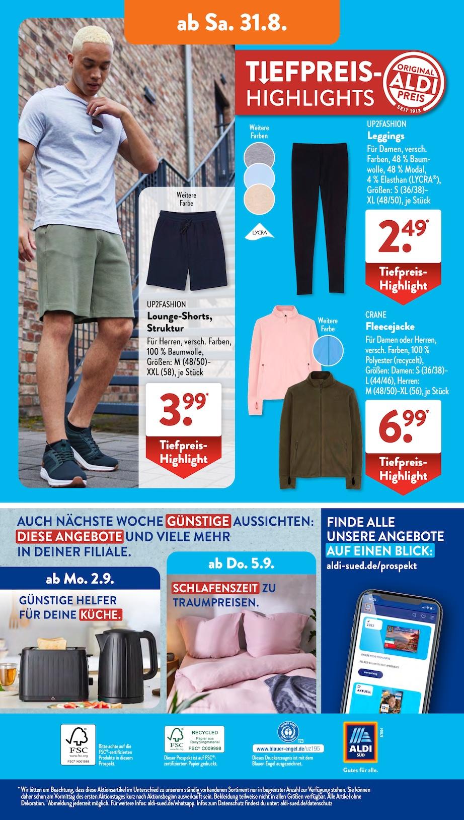 Aldi Aldi Süd Prospekt ab Montag Seite 30