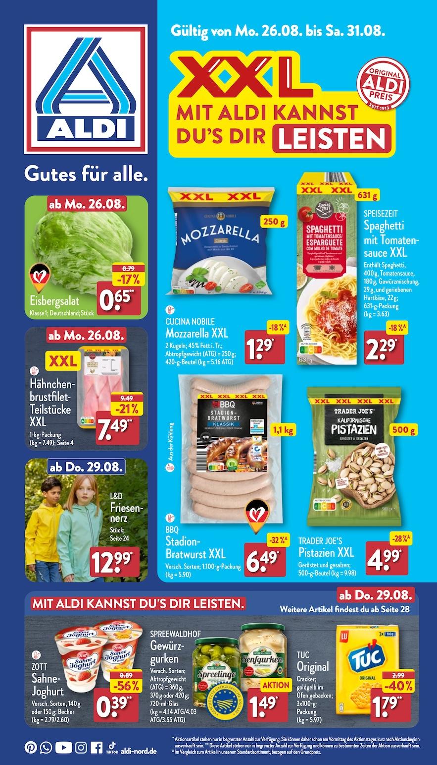 Aldi Aldi Nord Prospekt ab Montag Seite 1