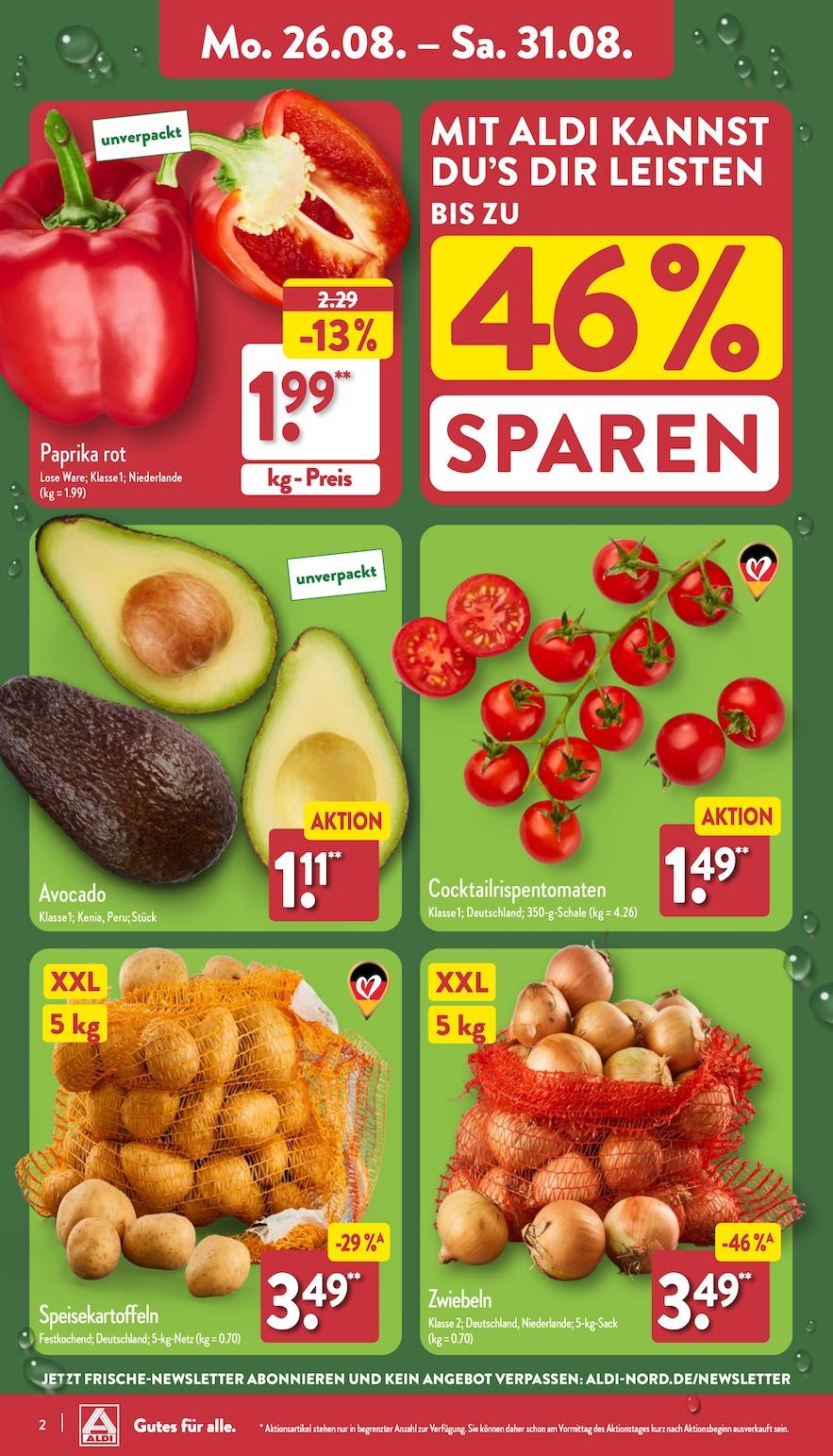 Aldi Aldi Nord Prospekt ab Montag Seite 2