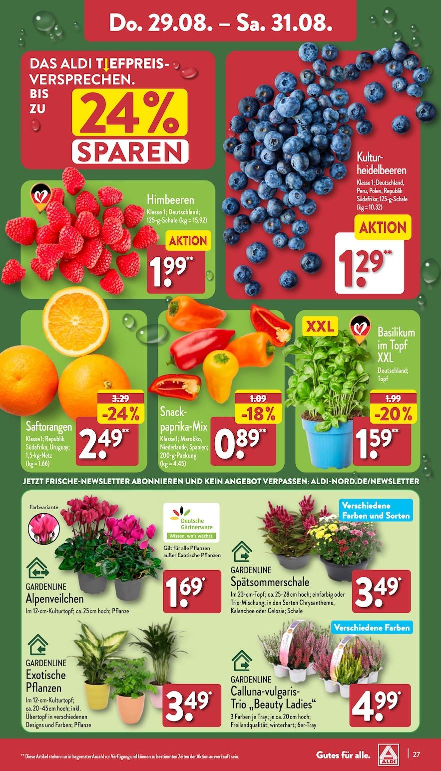 Aldi Aldi Nord Prospekt ab Montag Seite 27