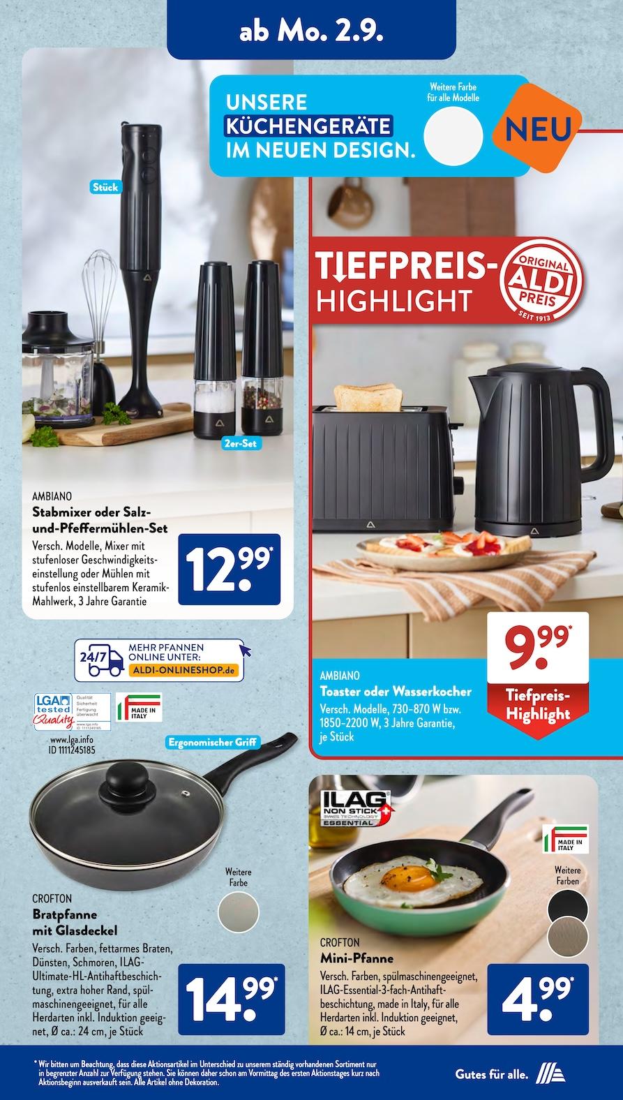 Aldi Aldi Süd Prospekt ab Montag Seite 3