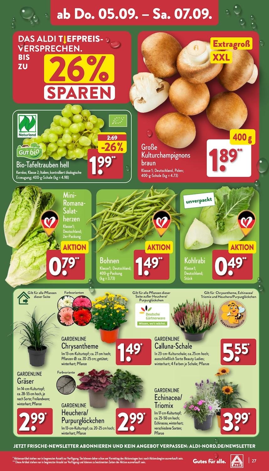Aldi Aldi Nord Prospekt ab Montag Seite 27
