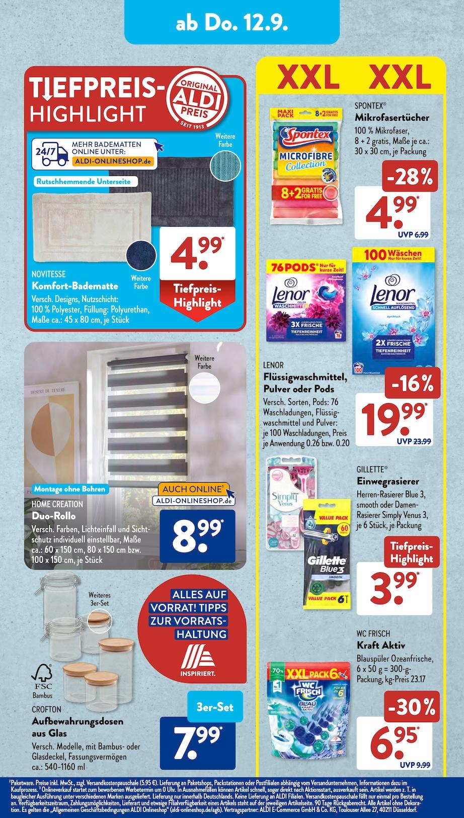 Aldi Aldi Süd Prospekt ab Montag Seite 9