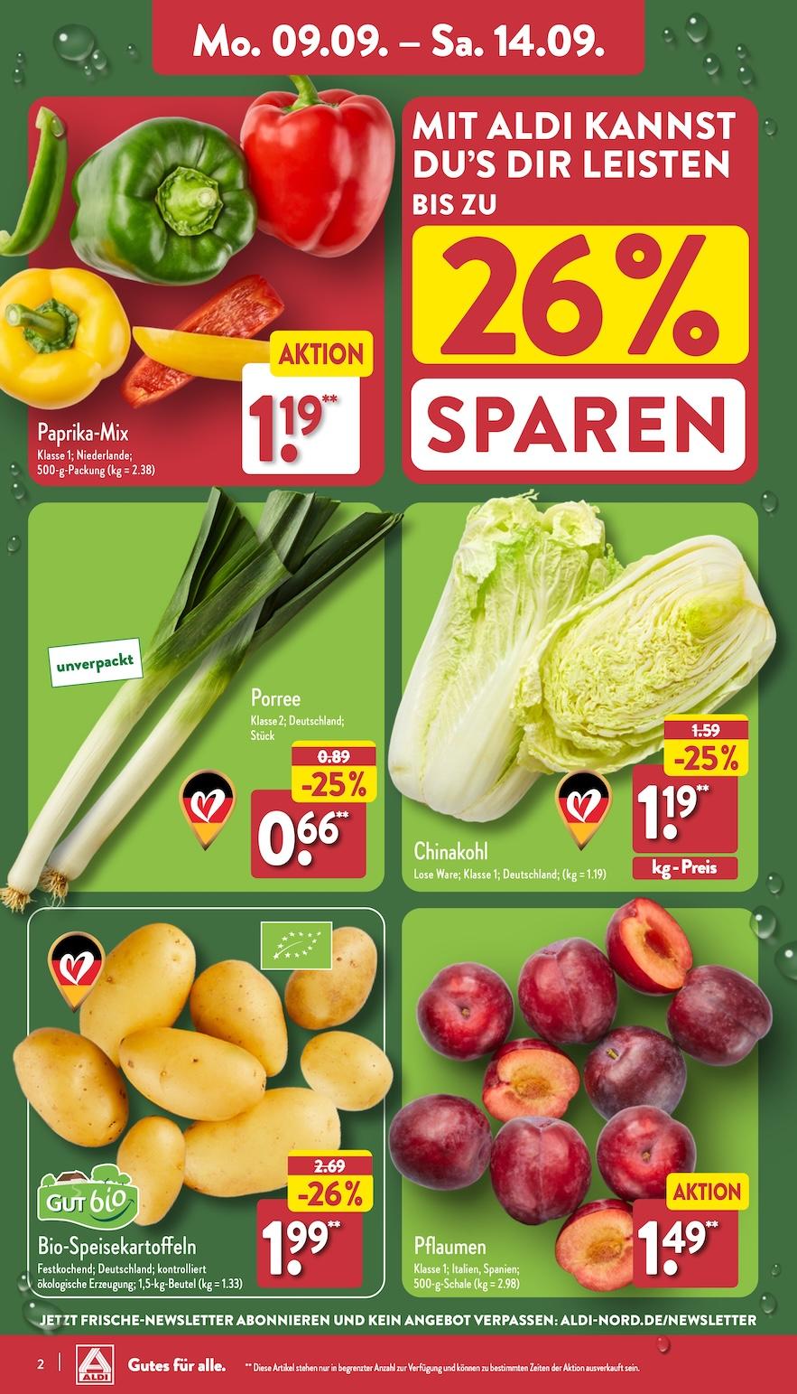 Aldi Aldi Nord Prospekt ab Montag Seite 2