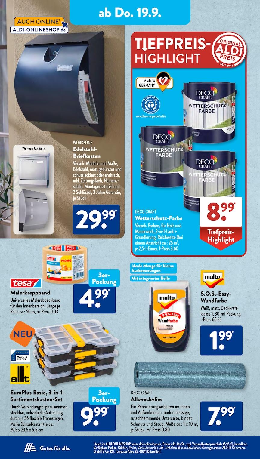 Aldi Aldi Süd Prospekt ab Montag Seite 13
