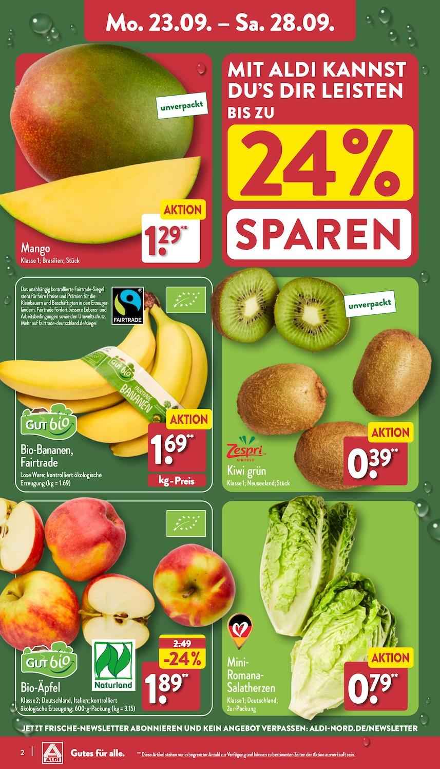 Aldi Aldi Nord Prospekt ab Montag Seite 2