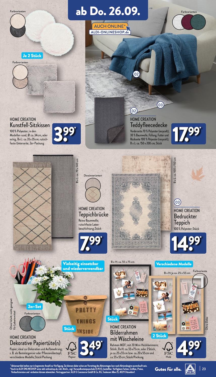 Aldi Aldi Nord Prospekt ab Montag Seite 23