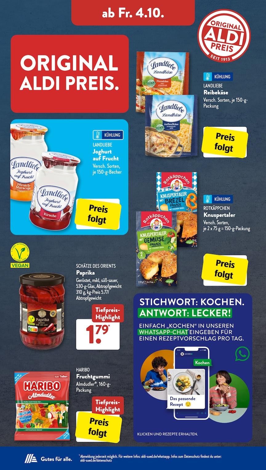 Aldi Aldi Süd Prospekt ab Montag Seite 15
