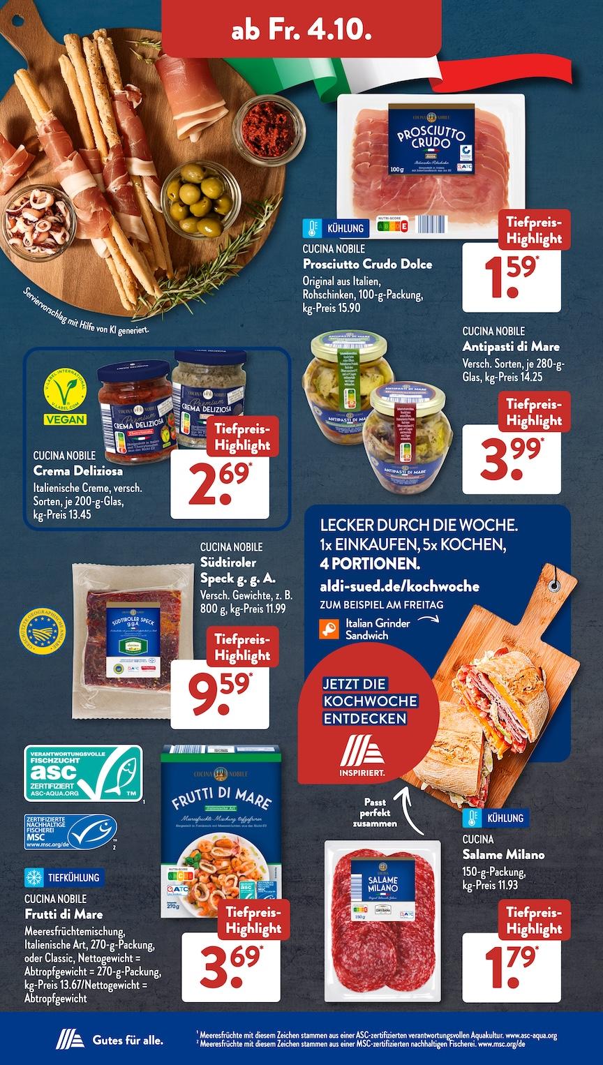 Aldi Aldi Süd Prospekt ab Montag Seite 19