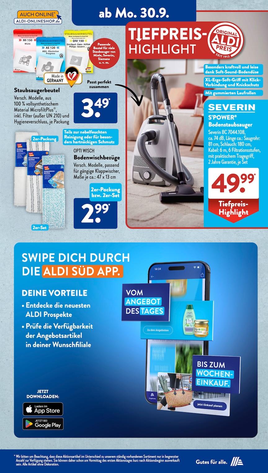 Aldi Aldi Süd Prospekt ab Montag Seite 3