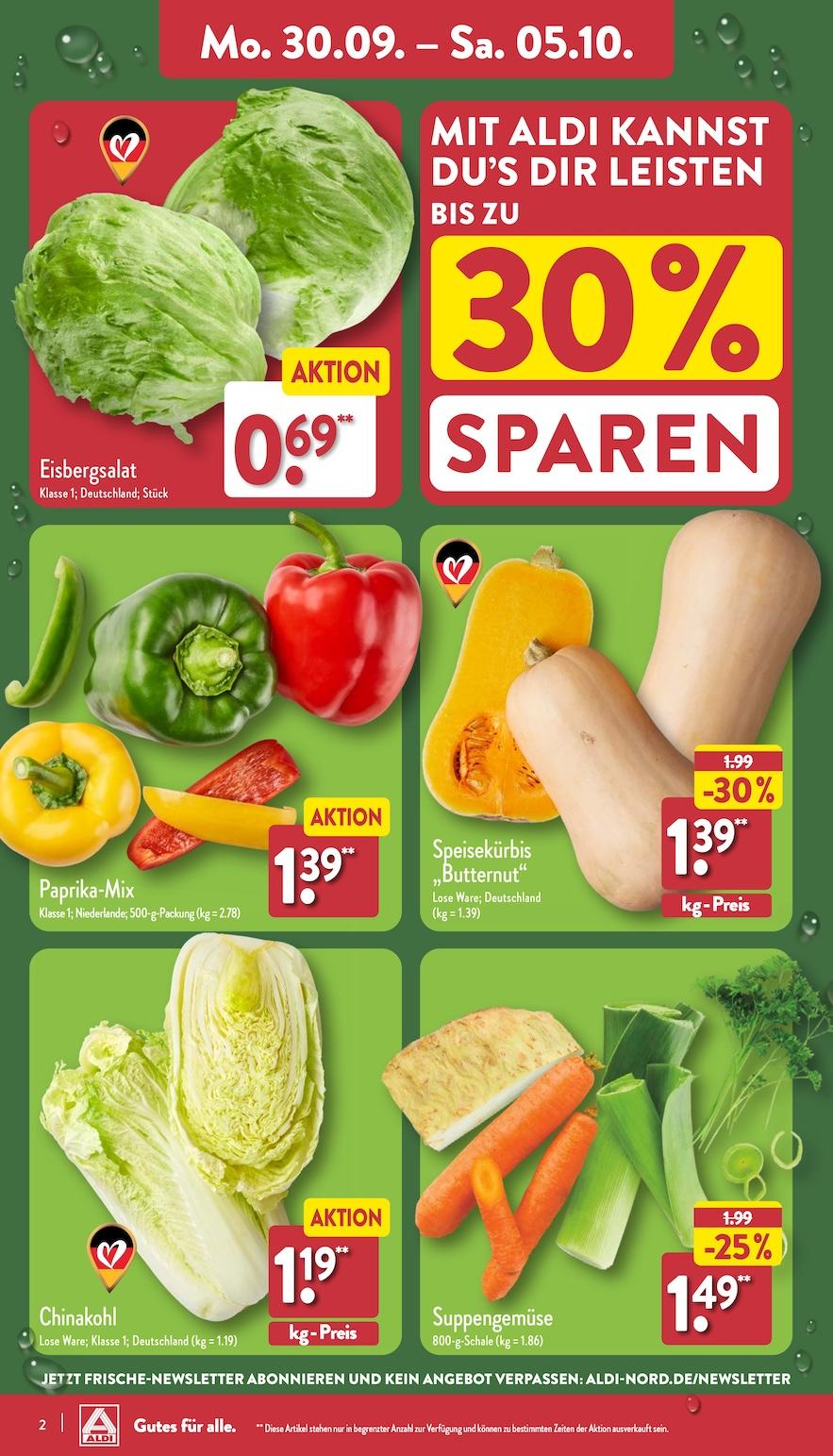 Aldi Aldi Nord Prospekt ab Montag Seite 2