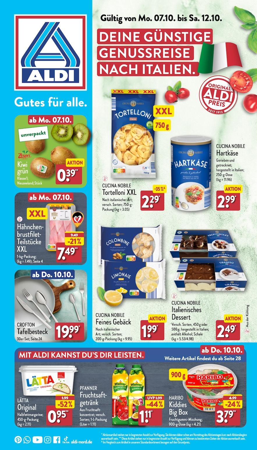 Aldi Aldi Nord Prospekt ab Montag Seite 1
