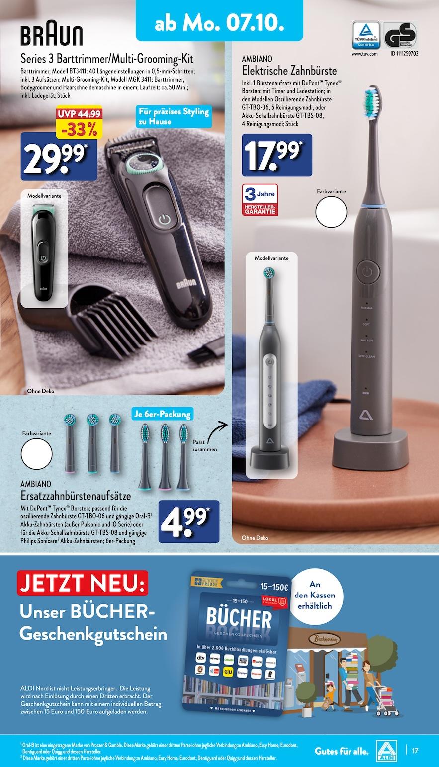 Aldi Aldi Nord Prospekt ab Montag Seite 17