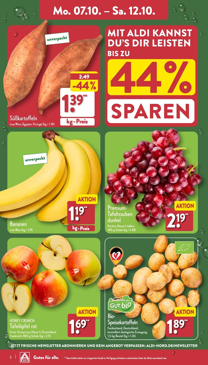 Aldi Aldi Nord Prospekt ab Montag Seite 2