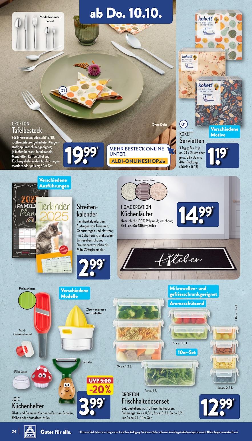 Aldi Aldi Nord Prospekt ab Montag Seite 24