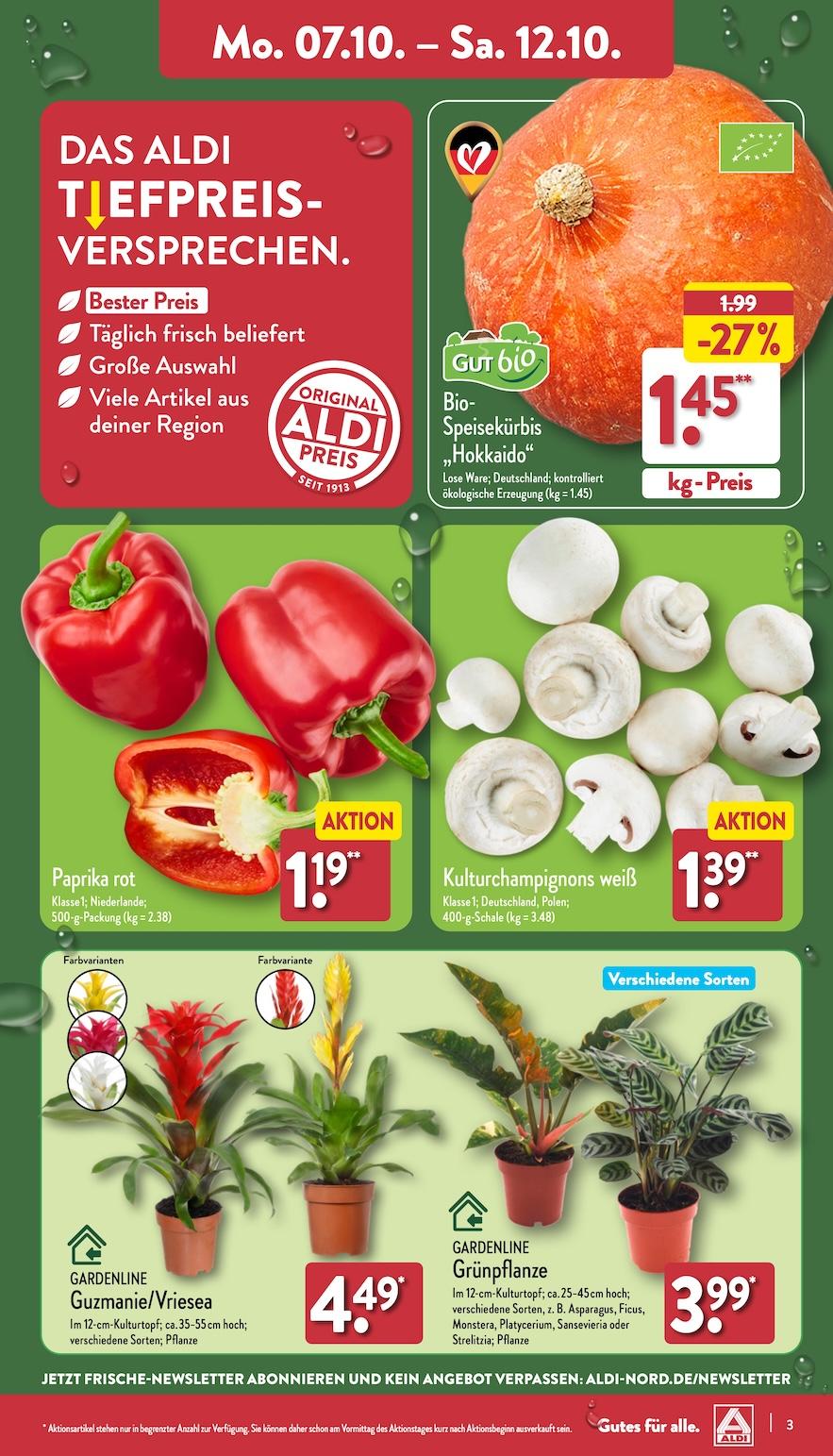 Aldi Aldi Nord Prospekt ab Montag Seite 3
