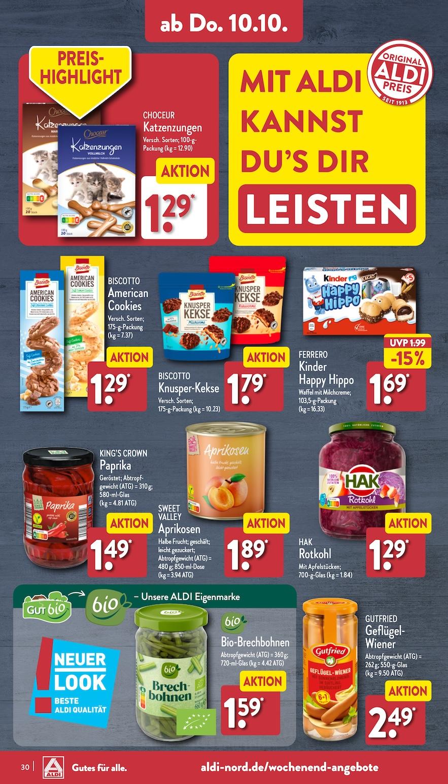 Aldi Aldi Nord Prospekt ab Montag Seite 30