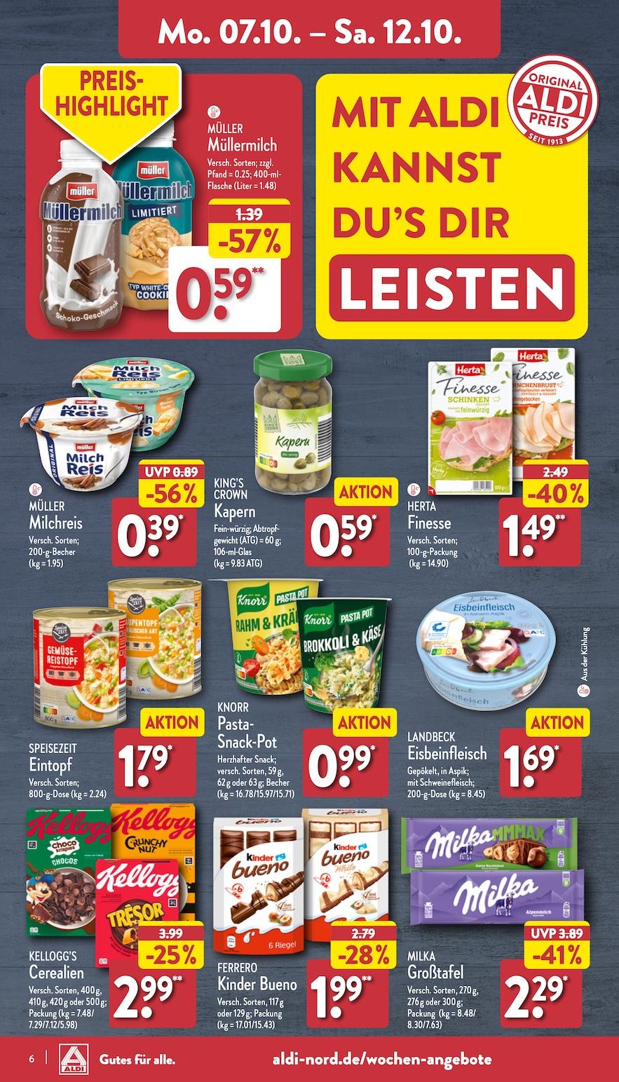 Aldi Aldi Nord Prospekt ab Montag Seite 6